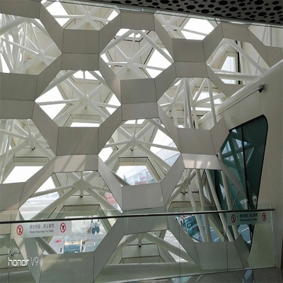 EPS سقف الهندسة المعمارية الفضاء إطارات مطار 960mm سقف حسب الطلب
