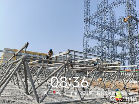 إطارات الفضاء الفولاذية لخيارات ألواح السقف والجدار لساحة مستودع تخزين الفحم
