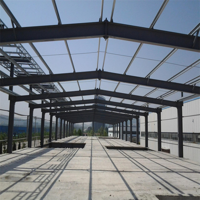 Q235B Single Bay Portal Frame Punching Portal Steel Structure CAD لسقيفة القاعة