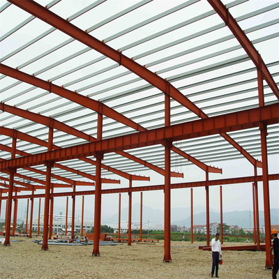 Q235B Single Bay Portal Frame Punching Portal Steel Structure CAD لسقيفة القاعة
