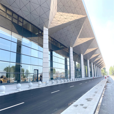 EPS سقف الهندسة المعمارية الفضاء إطارات مطار 960mm سقف حسب الطلب