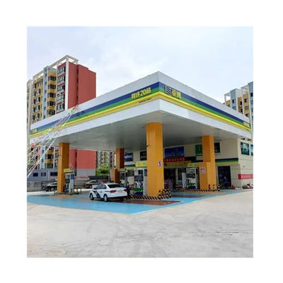 الإطار الفضائي الهياكل الفولاذية الأسطح محطات البنزين محطات الرسوم الجمركية نظام السقف ISO GB