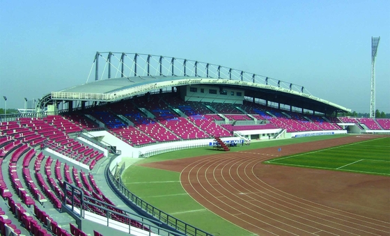 الهياكل المسبقة التصنيع من الفولاذ الخفيف لإطارات الملاعب
