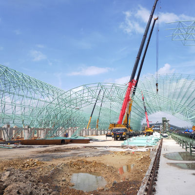 مستودع هيكل فولاذي مخصص، سقيفة صناعية مسبقة الصنع