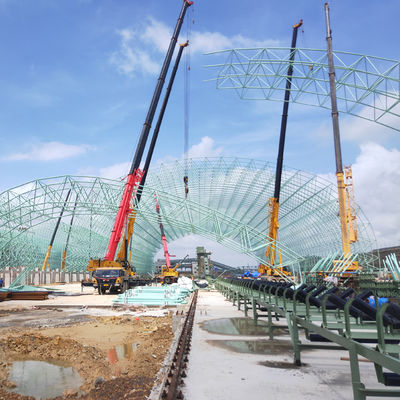 مستودع هيكل فولاذي مخصص، سقيفة صناعية مسبقة الصنع