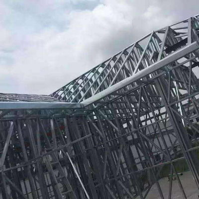 هيكل السقف المخصص للأسطوانات الفولاذية المصنعة خفيفة الوزن