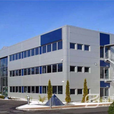 مبنى هيكلي من الفولاذ الخفيف لمعمل المستودعات معيار GB