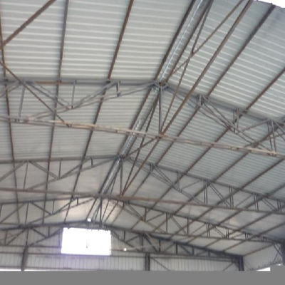 Galvanized Steel Roof Truss 50 Years Usage Light Structure Frame