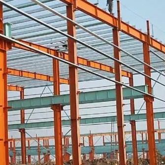 Galvanized Steel Roof Truss 50 Years Usage Light Structure Frame
